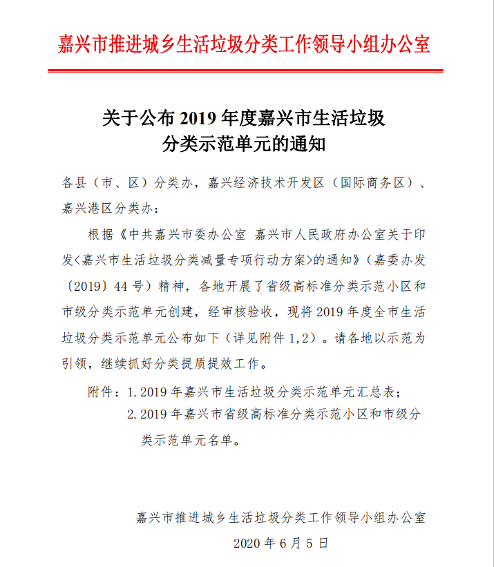 關(guān)于公布2019年度嘉興市生活垃圾分類(lèi)示范名單的通知.png